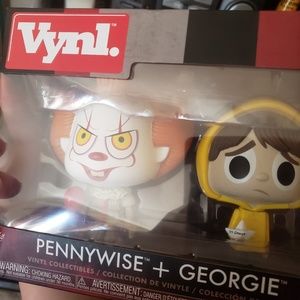 Stephen king IT Georgie and Pennywise funko pop